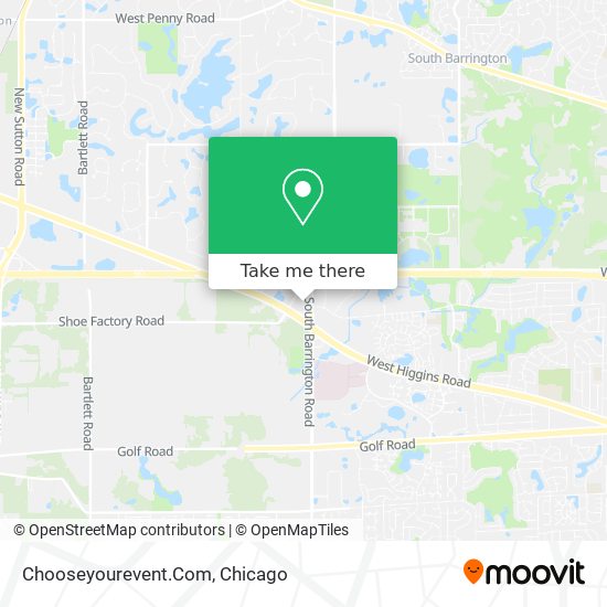 Chooseyourevent.Com map