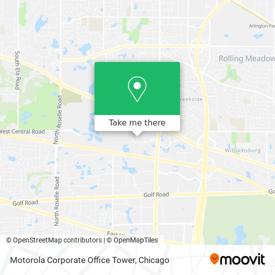 Mapa de Motorola Corporate Office Tower