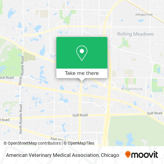 American Veterinary Medical Association map