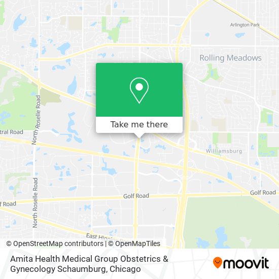 Mapa de Amita Health Medical Group Obstetrics & Gynecology Schaumburg