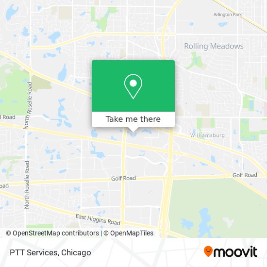 PTT Services map