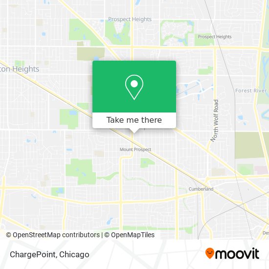 Mapa de ChargePoint