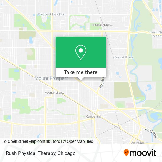 Rush Physical Therapy map