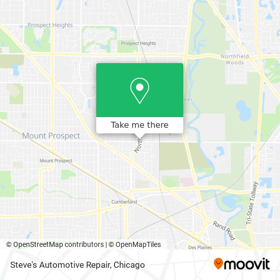 Mapa de Steve's Automotive Repair