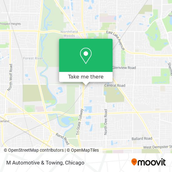 Mapa de M Automotive & Towing