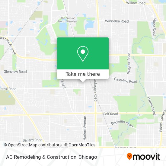 Mapa de AC Remodeling & Construction