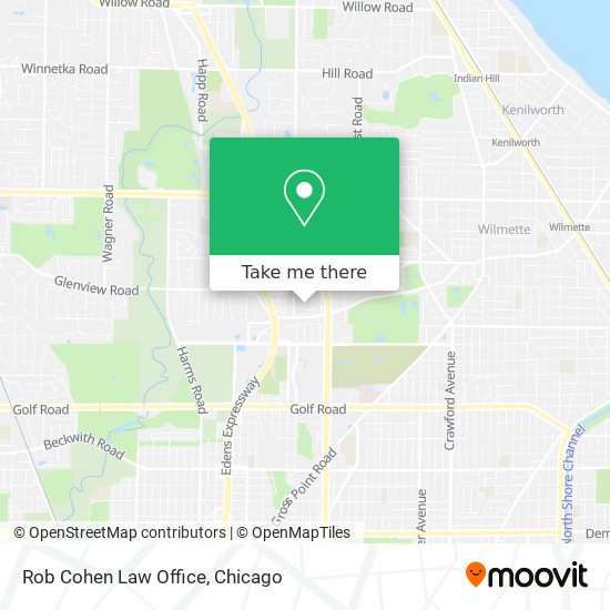 Rob Cohen Law Office map