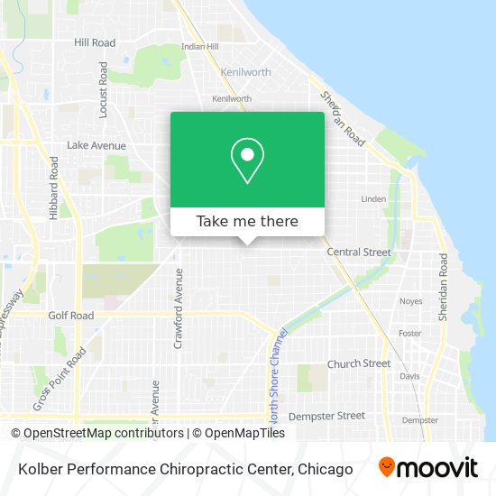 Mapa de Kolber Performance Chiropractic Center