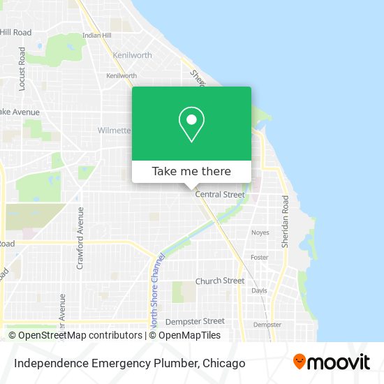 Independence Emergency Plumber map