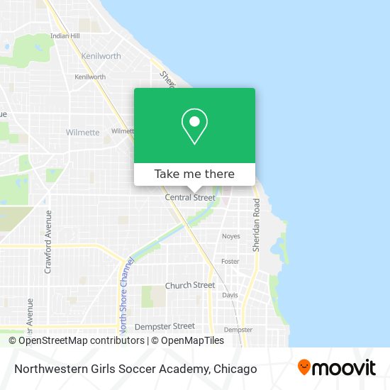 Northwestern Girls Soccer Academy map