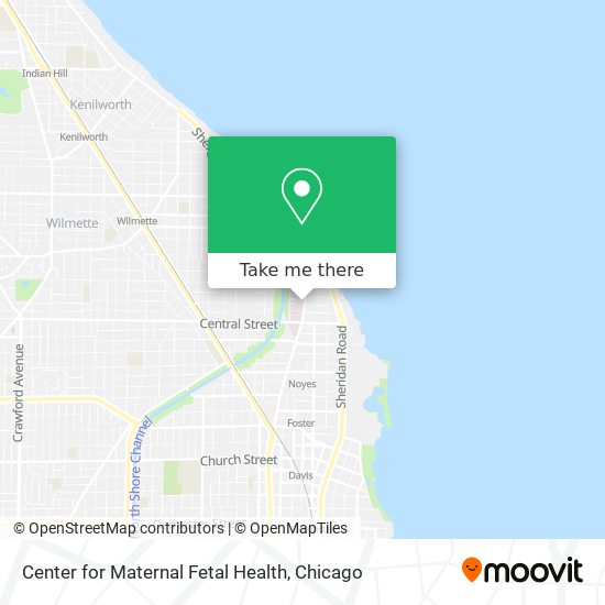 Center for Maternal Fetal Health map