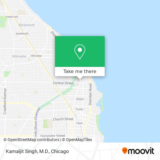 Mapa de Kamaljit Singh, M.D.