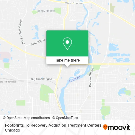Footprints To Recovery Addiction Treatment Centers map