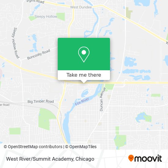 West River/Summit Academy map