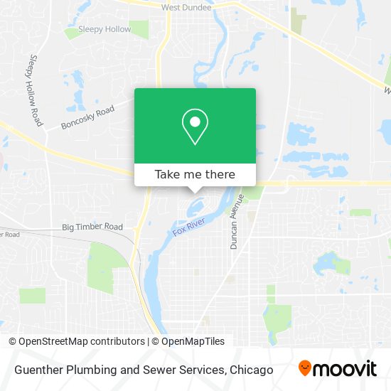 Mapa de Guenther Plumbing and Sewer Services