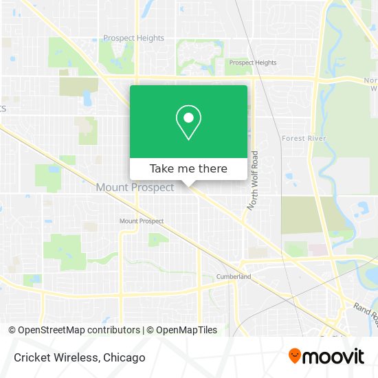 Cricket Wireless map