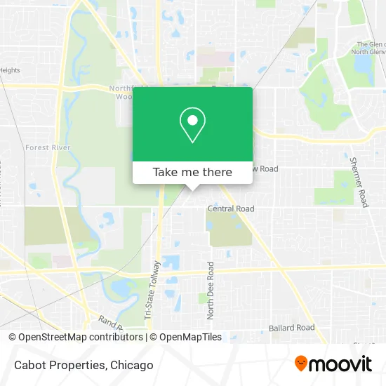 Cabot Properties map