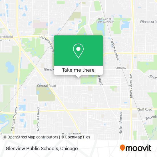 Mapa de Glenview Public Schools