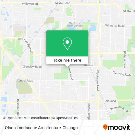 Olson Landscape Architecture map