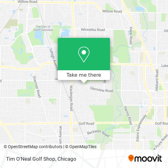 Mapa de Tim O'Neal Golf Shop