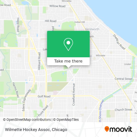 Mapa de Wilmette Hockey Assoc