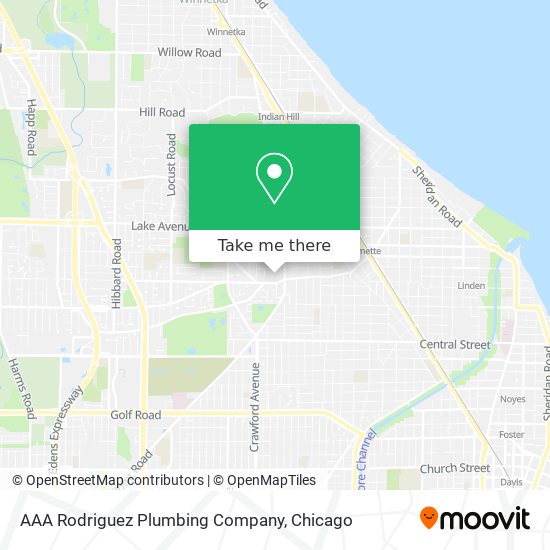 Mapa de AAA Rodriguez Plumbing Company