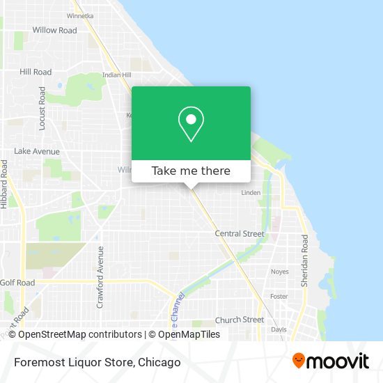 Mapa de Foremost Liquor Store