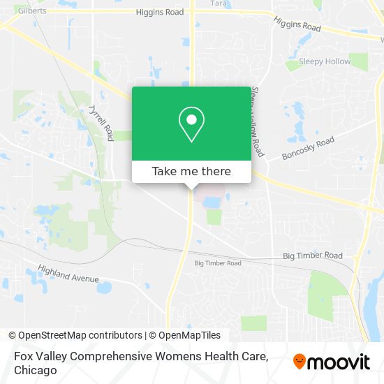 Mapa de Fox Valley Comprehensive Womens Health Care