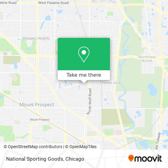 National Sporting Goods map