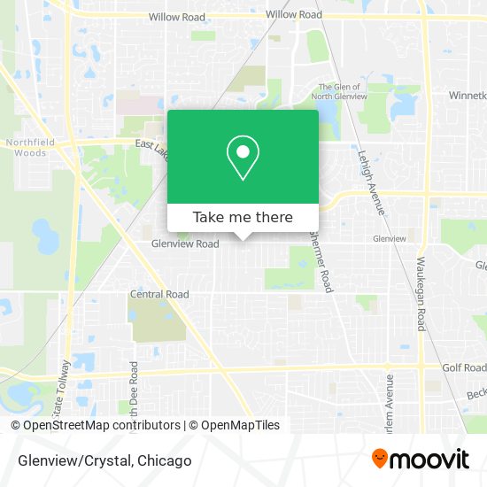 Glenview/Crystal map