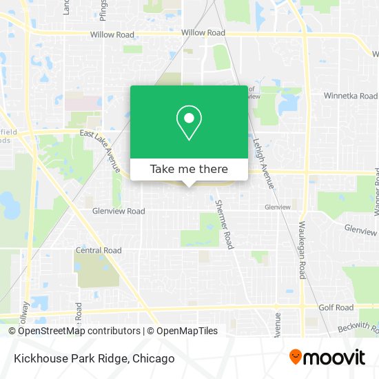 Mapa de Kickhouse Park Ridge