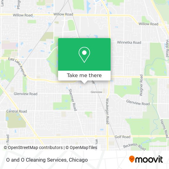 O and O Cleaning Services map