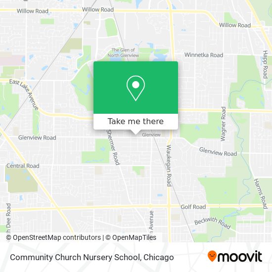 Community Church Nursery School map
