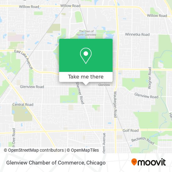 Glenview Chamber of Commerce map