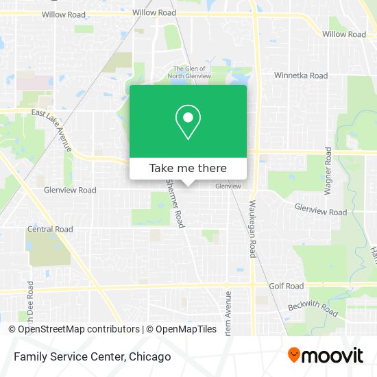 Family Service Center map