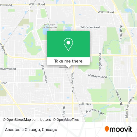 Anastasia Chicago map