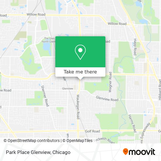 Park Place Glenview map
