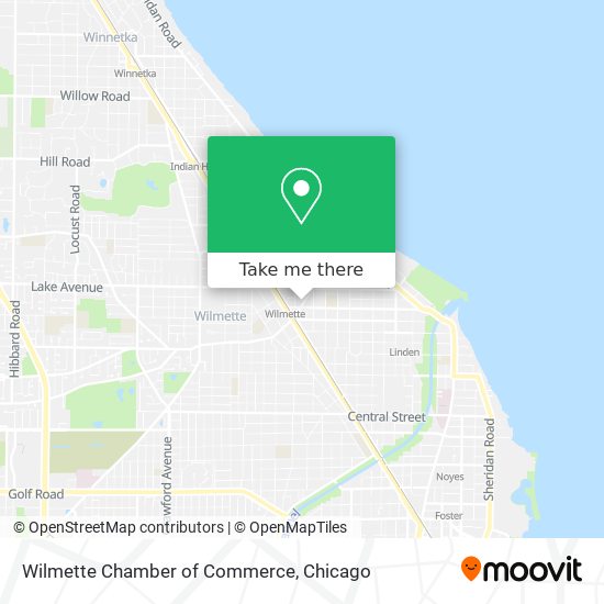 Mapa de Wilmette Chamber of Commerce