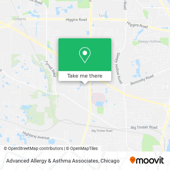 Advanced Allergy & Asthma Associates map