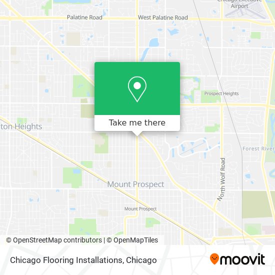 Chicago Flooring Installations map