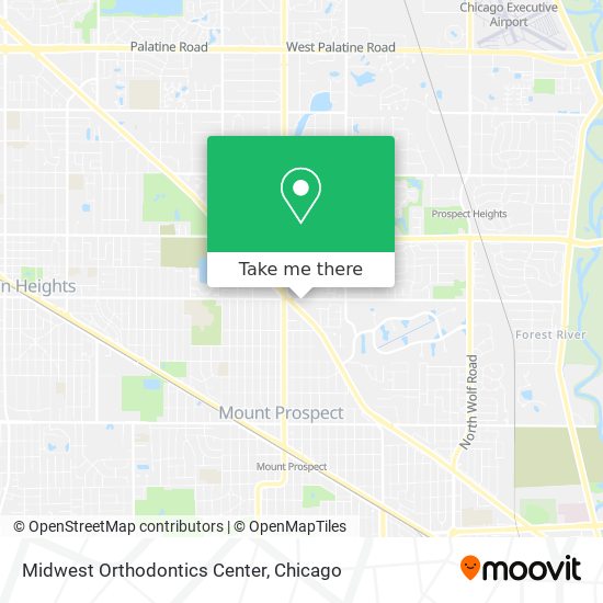 Midwest Orthodontics Center map