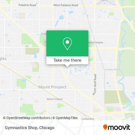 Mapa de Gymnastics Shop
