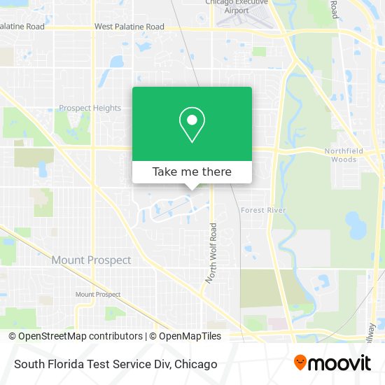 Mapa de South Florida Test Service Div