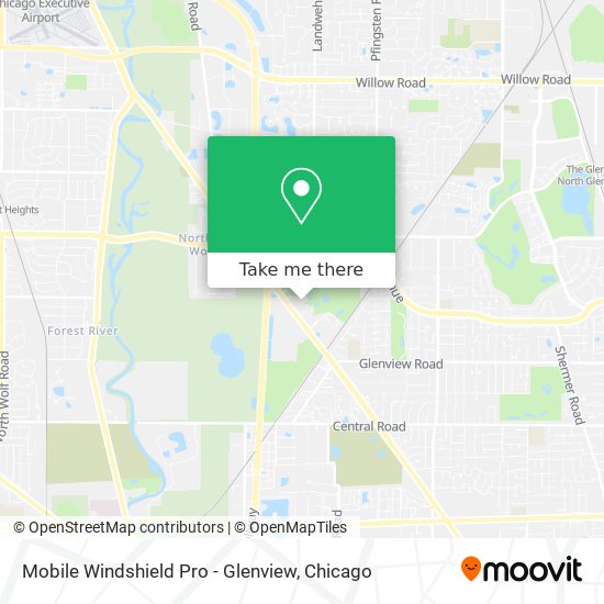 Mapa de Mobile Windshield Pro - Glenview