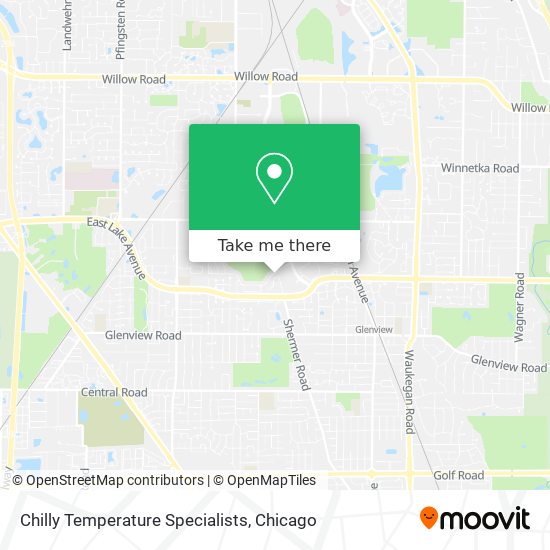 Chilly Temperature Specialists map