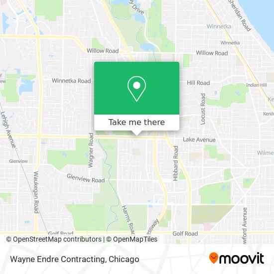 Wayne Endre Contracting map