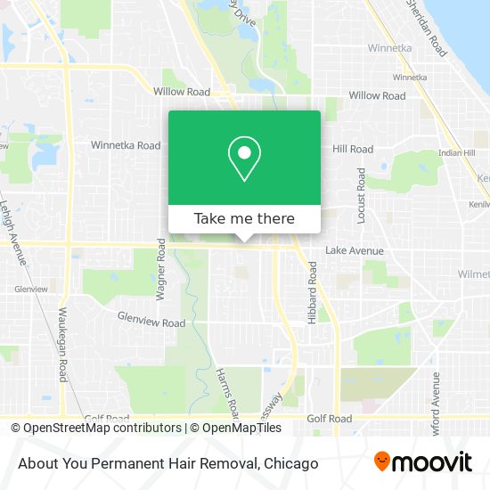 About You Permanent Hair Removal map