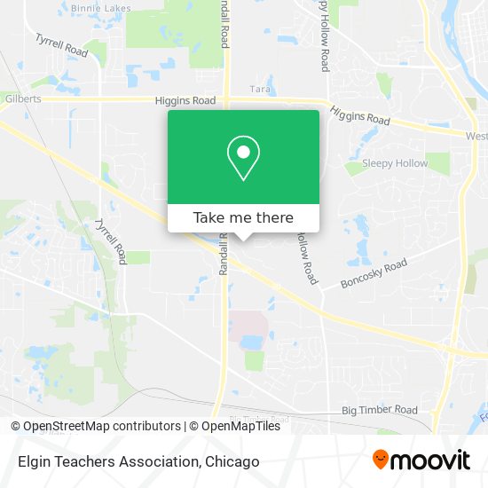 Elgin Teachers Association map