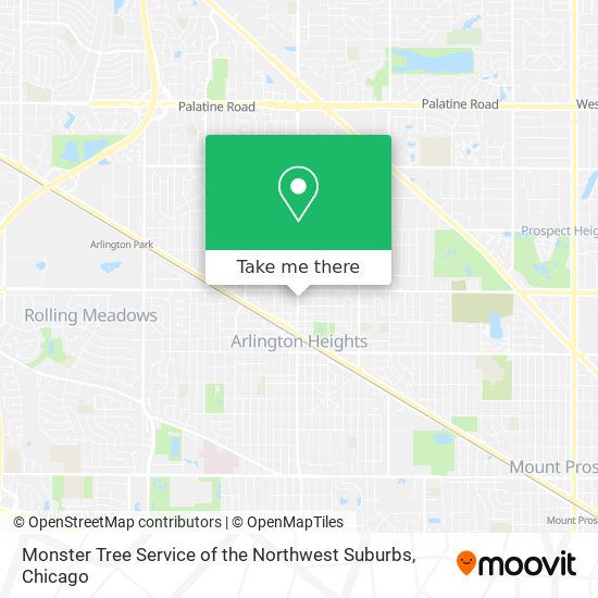 Mapa de Monster Tree Service of the Northwest Suburbs