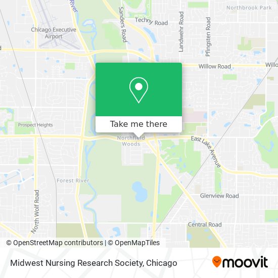 Mapa de Midwest Nursing Research Society